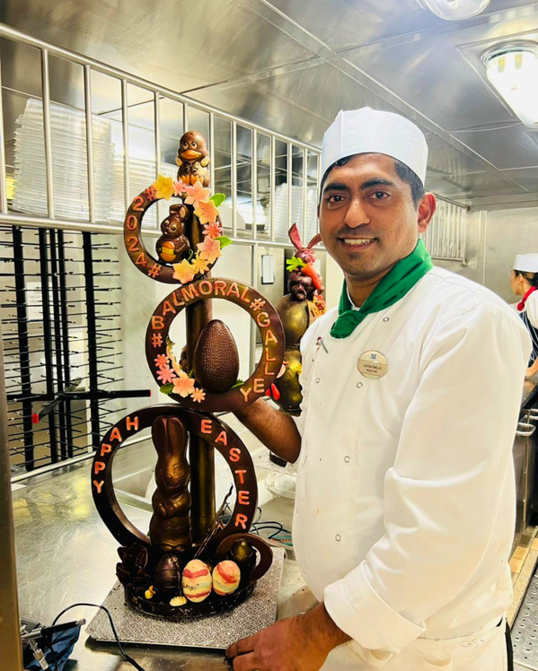 D'Mello Castan Silvan, Pastry Chef, Fred. Olsen Cruise Lines.